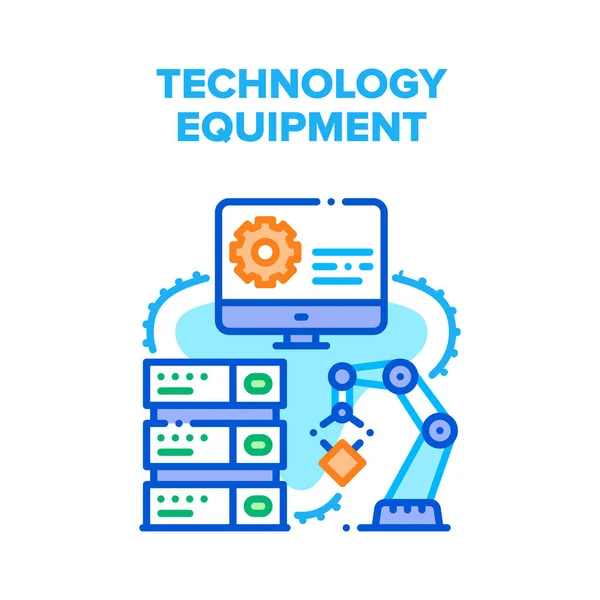 Технологія Цифрове обладнання Вектор Концепція Колір — стоковий вектор