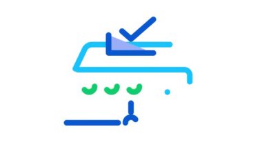 Dijital Teknoloji Simgesi Canlandırması İletiliyor