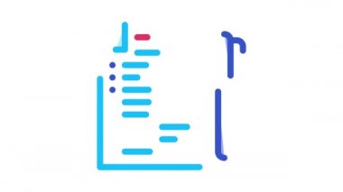 Kalem Simgesi Canlandırması Oy Sayfası