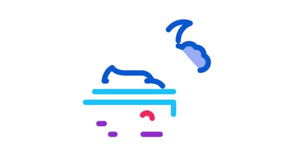 Night Cream Icon Animation — Videoclip de stoc