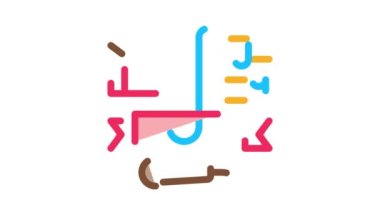 Müzik Dersleri Mezuniyet Simgesi Canlandırması