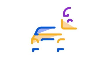 Makine Güvenli Kapalı Simge Canlandırması