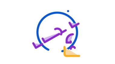 Sürücü Yasağı Kavramı Simge Canlandırması