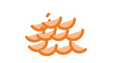 Somon Havyarı Simgesi Canlandırması