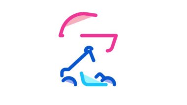 Bebek arabası simgesi canlandırması