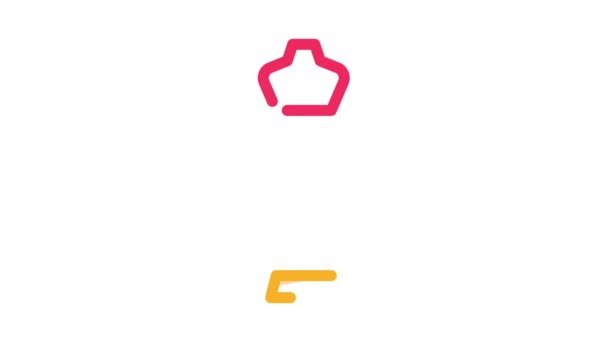 Dummy For Measure Icon Animation — Vídeo de Stock