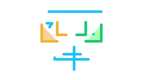 Spiel Spiel Board Icon Animation — Stockvideo