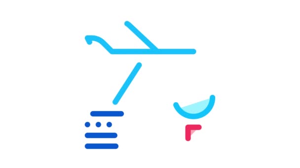 Plane Magnifier Icon Animation — 비디오