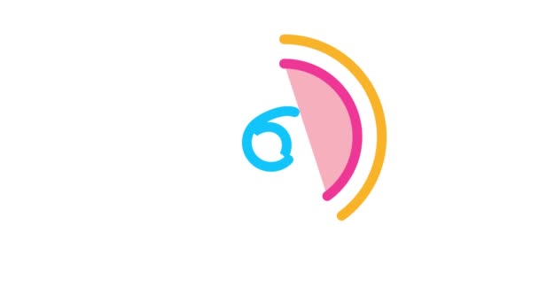 Sperm Cell Icon Icon Animation — стоковое видео