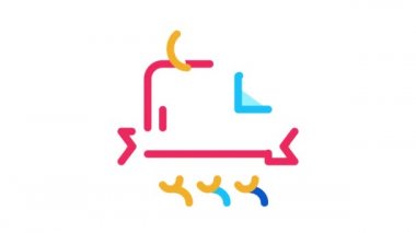 İnsan Kurdele Simgesi Canlandırması