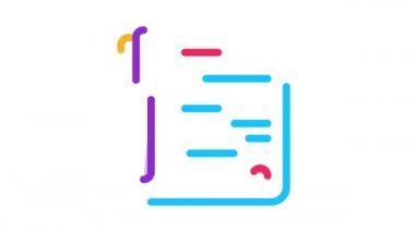 Anlaşma Kalem Simgesi Canlandırması