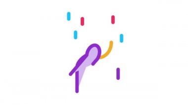 Şaşırmış İnsan Simgesi Canlandırması