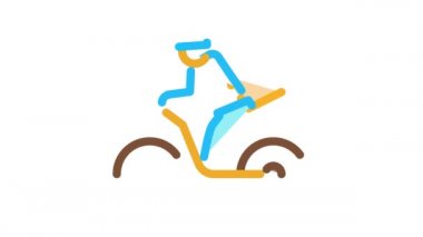 Bisiklet Simgesi Canlandırması 'ndan Kurye Teslimatı