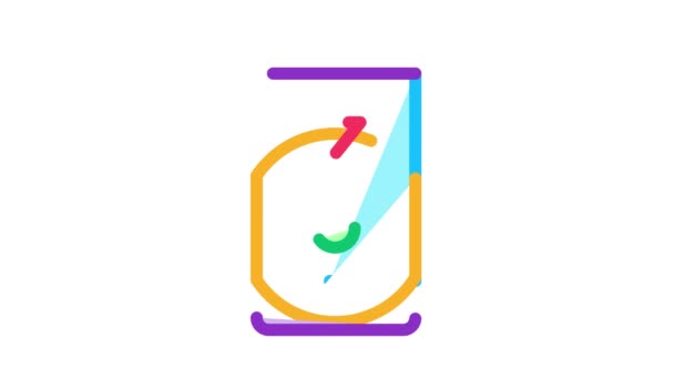 Phone Roulette Icon Animation — Stock Video