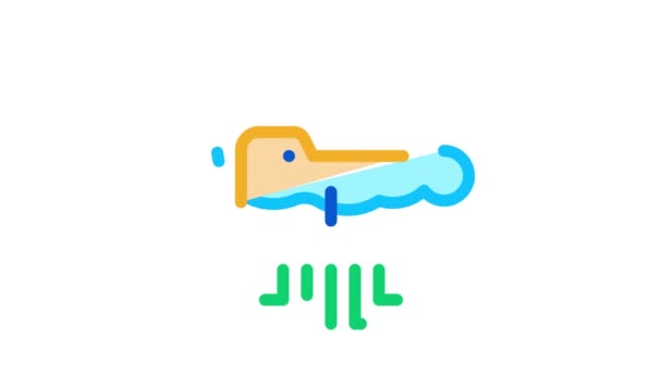 Cloud opslag pictogram animatie — Stockvideo