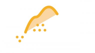 Şeker Kumu Yığını Simge Canlandırması