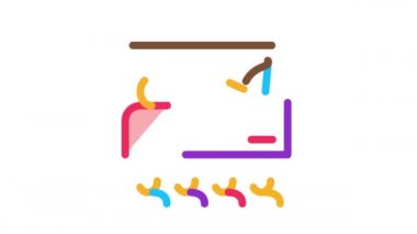 Okçuluk Dersi Eğitim Simgesi Canlandırması