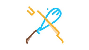 Rolling Pin ve Manuel Karıştırıcı Simgesi Canlandırması