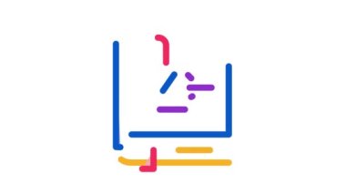 Sözlük veya Eğitim Kitabı Simgesi Canlandırması