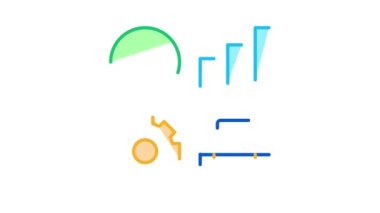 Madeni Para Veri Kutusu Simgesi Canlandırması