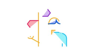 İnsan Posta Sütunu Simgesi Canlandırması