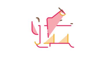 Dövme makinesi simge canlandırması