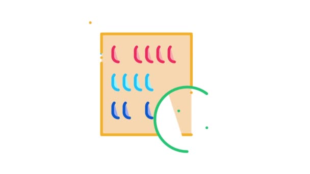 Abacus Count Tool Icon Animation — 비디오