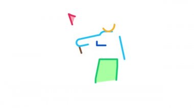 Önde Gelen Turist Simgesi Canlandırması