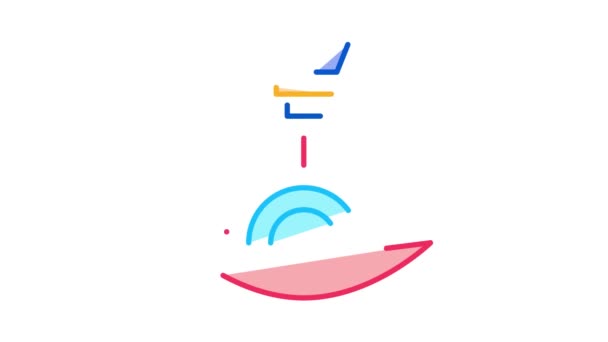 Laser Eye Treatment Icon Animation — Videoclip de stoc