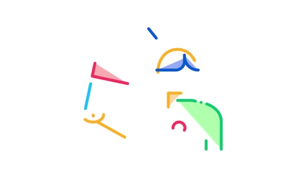 Sprawdź Mark Fan Icon Animacja — Wideo stockowe