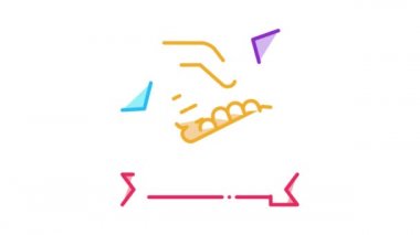 iş tokalaşma anlaşması Simge Canlandırması