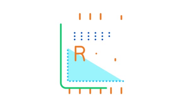 Rpa chip icoon animatie — Stockvideo