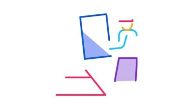 yüklü güneş pili simgesi canlandırması