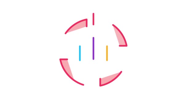 Cele osobiste Icon Animation — Wideo stockowe