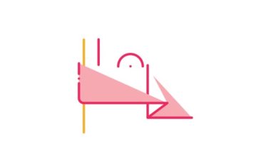 hedef bayrak Simgesi Canlandırması