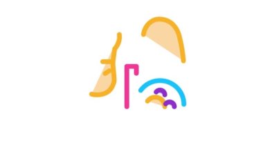 İnsan akciğerleri simge canlandırması