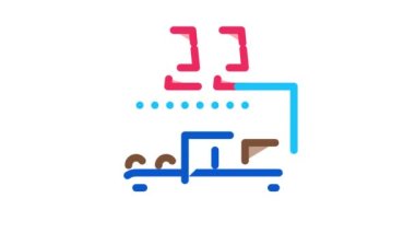 termoelektrik santrali simge canlandırması