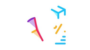 parsel yüzde şeması Simge Canlandırması