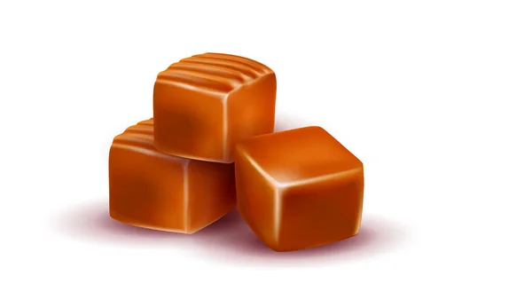 Карамельные конфеты Вкусный десертный вектор — стоковый вектор