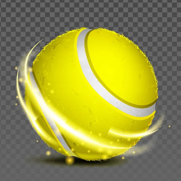 Vector de accesorios de juego deportivo Tennis Ball Player — Archivo Imágenes Vectoriales