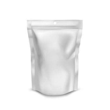 Balonlu Sakız Ürünleri Boş folyo Paketleme Vektörü