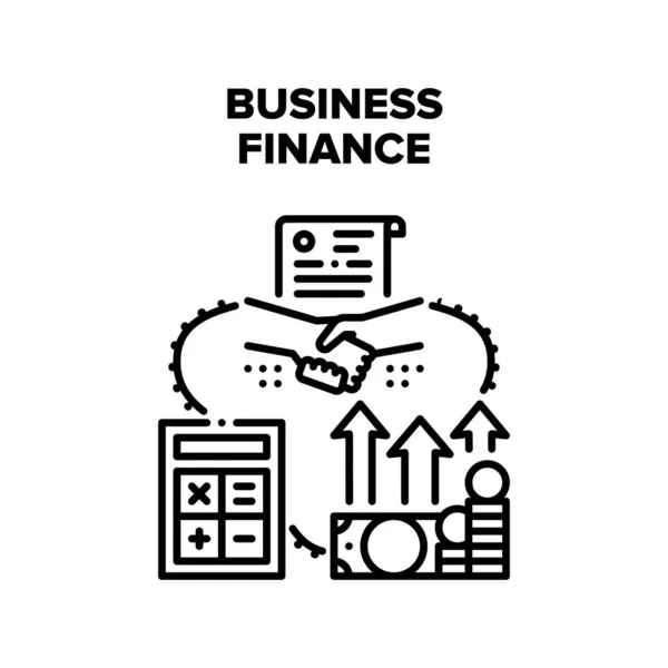 Business Finance Vector Concept Color Illustration — Stockový vektor