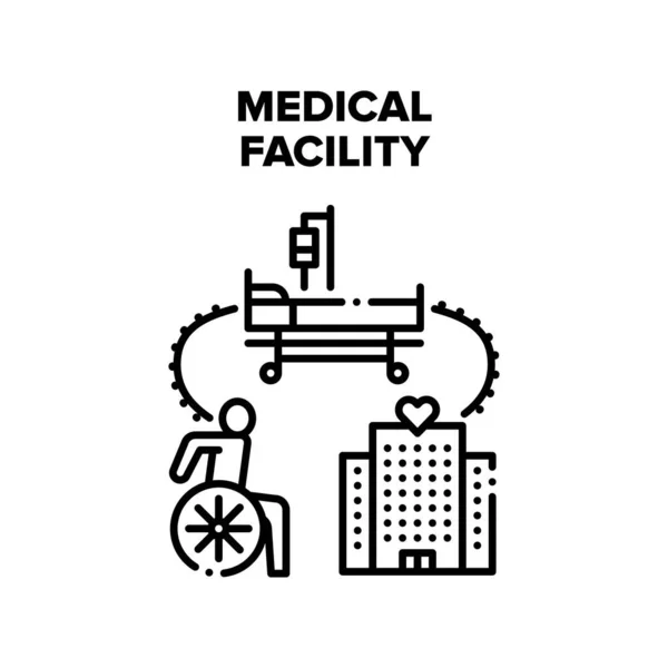 Concept vectoriel d'installation médicale Illustration couleur — Image vectorielle