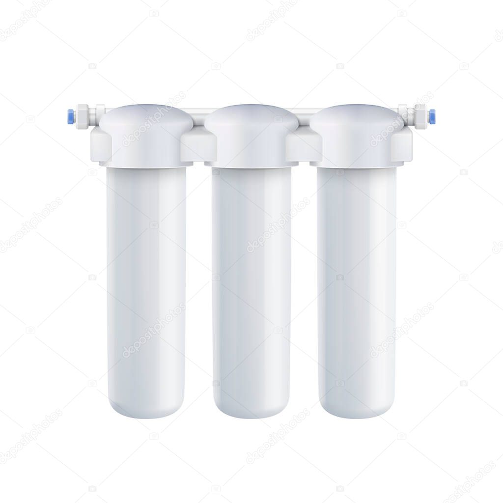 Water Purification And Filtration System Vector