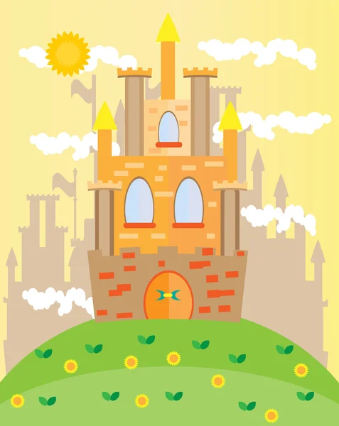 Picture of castle — Stock Vector