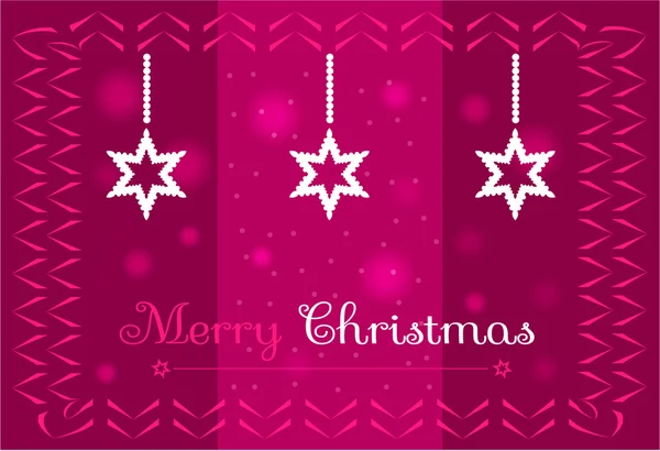 Koyu pembe bir arka plan üzerinde Noel yıldız