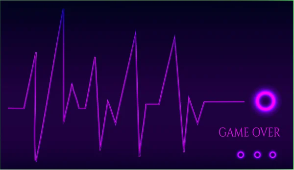 Oyun bitti - ekg grafiği