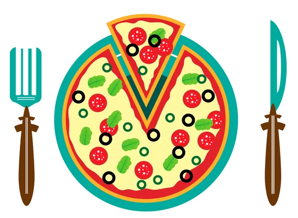 ᐈ Cartoon pizza toppings stock illustrations, Royalty Free pizza ...