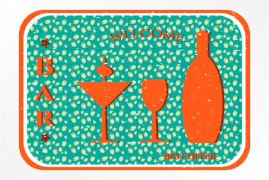 Bar - kokteyl ile etiket