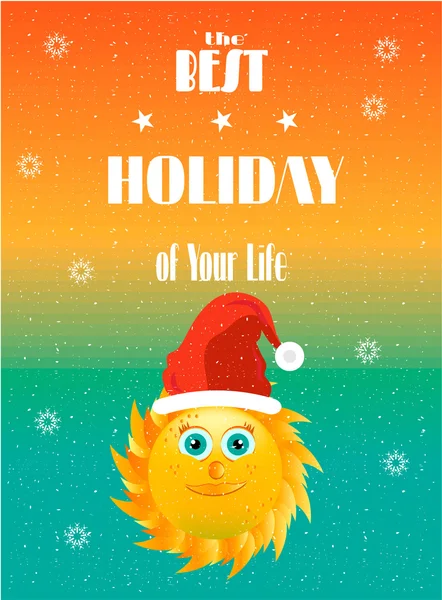 Holidays card — Stock Vector